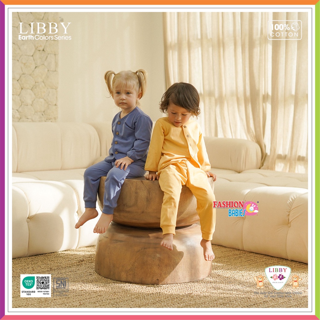 ❤ Fashionbabies ❤ [ TERBARU ] LIBBY COMFY SET SERIES 2 | SETELAN KANCING PANJANG