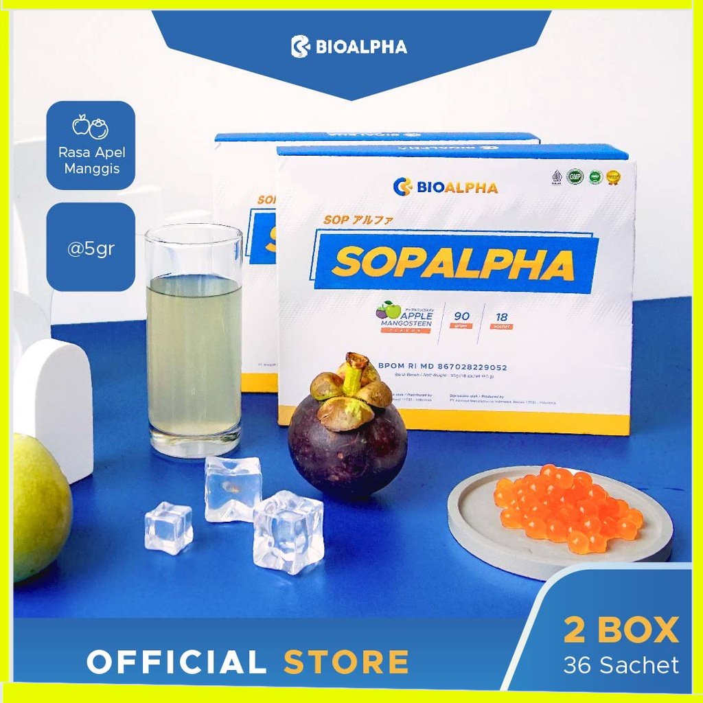 SOPALPHA - Rasa Apel Manggis 2 Box CHOCOFUN MEDAN