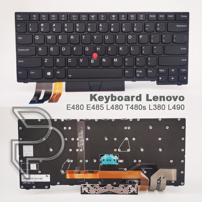 Keyboard Laptop Lenovo Thinkpad E480 E485 L480 T480s L380 L490 Backlight