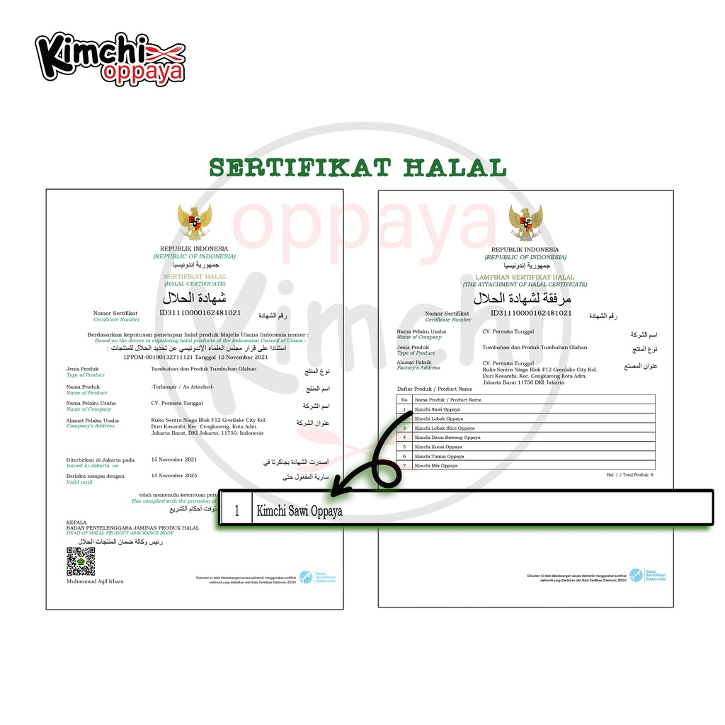 

Terlaris! Kimchi Vegetarian In JarGr Kimchi Korea Halal( Jar )