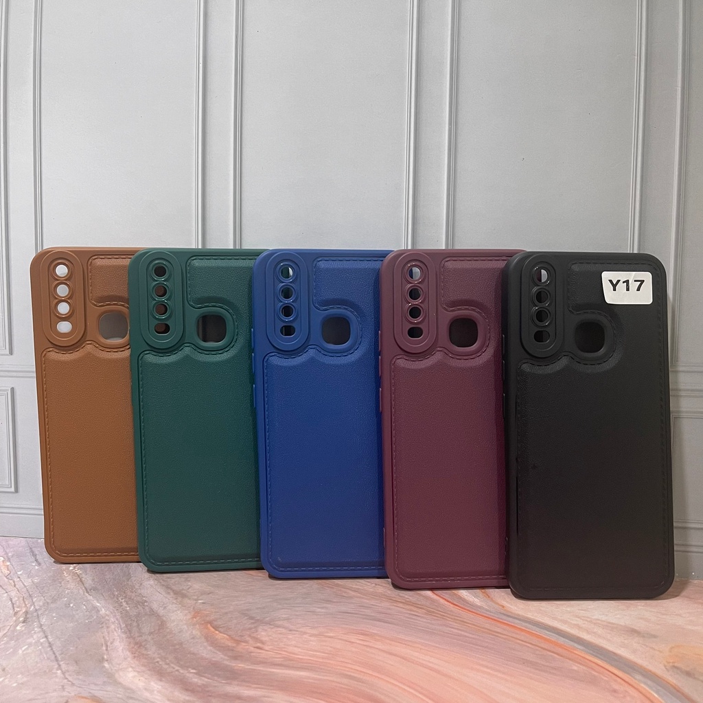 CASE PROLEATHER VIVO Y12I Y12 Y15 Y17 Y20 Y20S Y12S Y21 Y21S Y21A Y33T Y21T - CASE LEATHER PRO