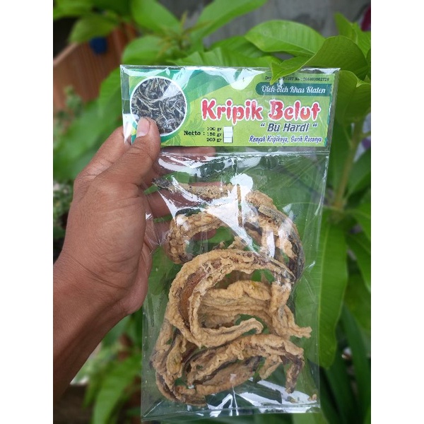 

KERIPIK BELUT BU HARDI 100 GR ASLI KLATEN