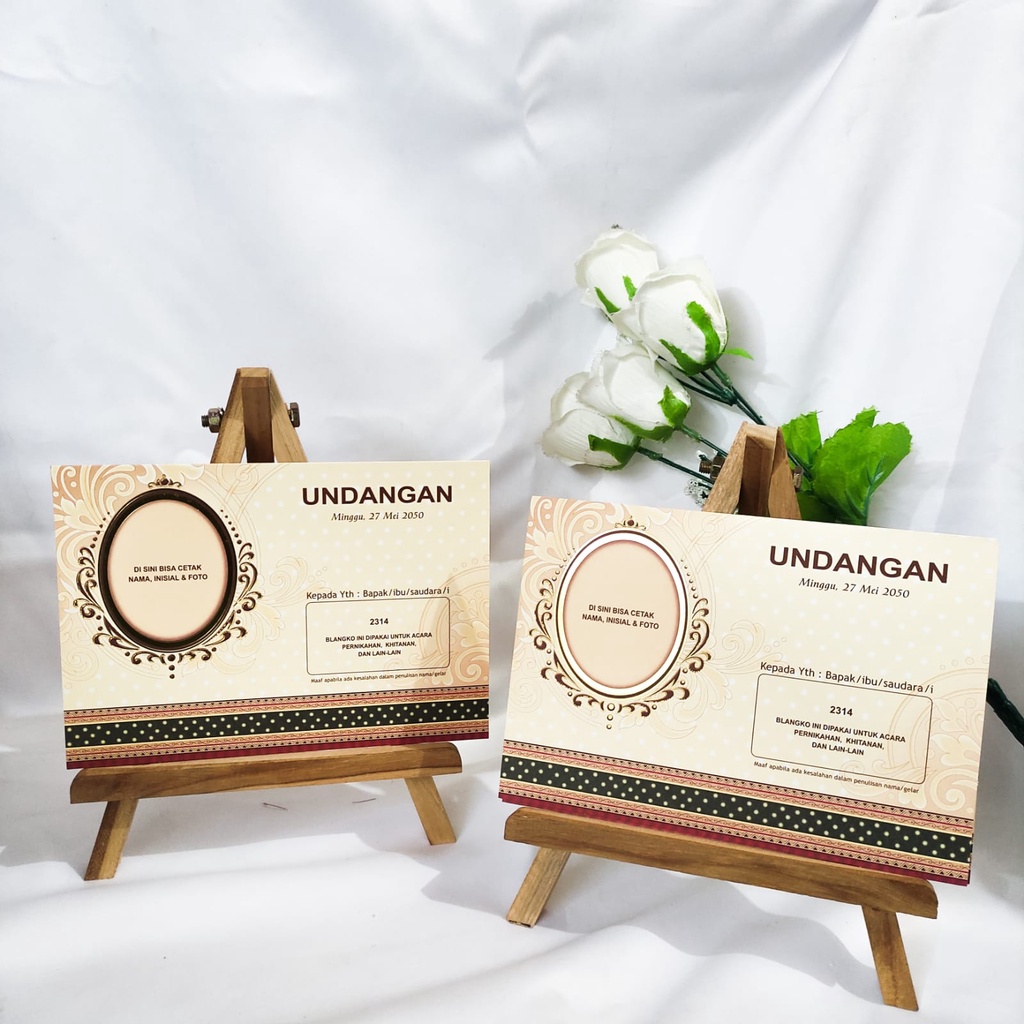 ERBA 2314 Blangko Undangan KOSONGAN, Undangan Pernikahan Murah