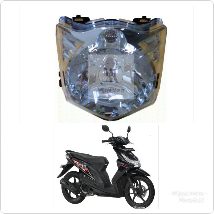 reflektor lampu depan beat karbu beat lama     wijaya motor