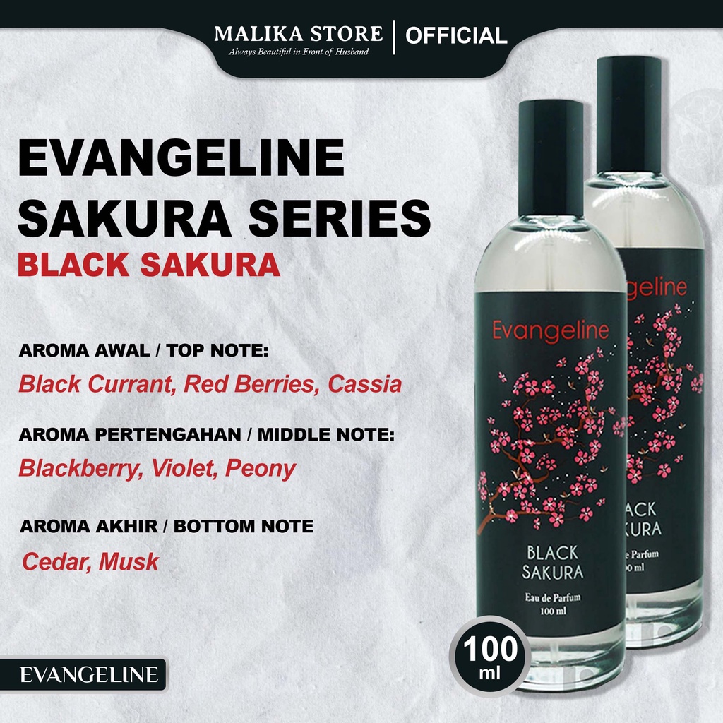 Evangeline Parfum Sakura De Edp Pria Wanita Series Lama Eau Mist Jayrosse Bpom Selection Pemikat Bat