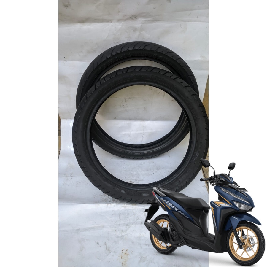 SEPASANG BAN ALL NEW VARIO 125 ukuran 70 90 dan 80 90 ring 14 merk Ban Motor Mio  spacy mio J Scoopy