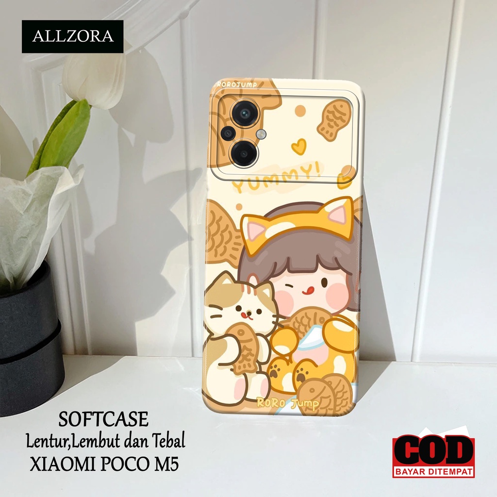 Softcase Hp Xiaomi Poco M5 Terbaru - Casing Hp Xiaomi Poco M5 Terbaru - Fashion Case KARTUN - Case X