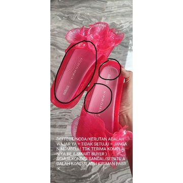 1:1 Ori Melissa Beach Slide Flower + Y/Project Sandal Wanita Terbaru