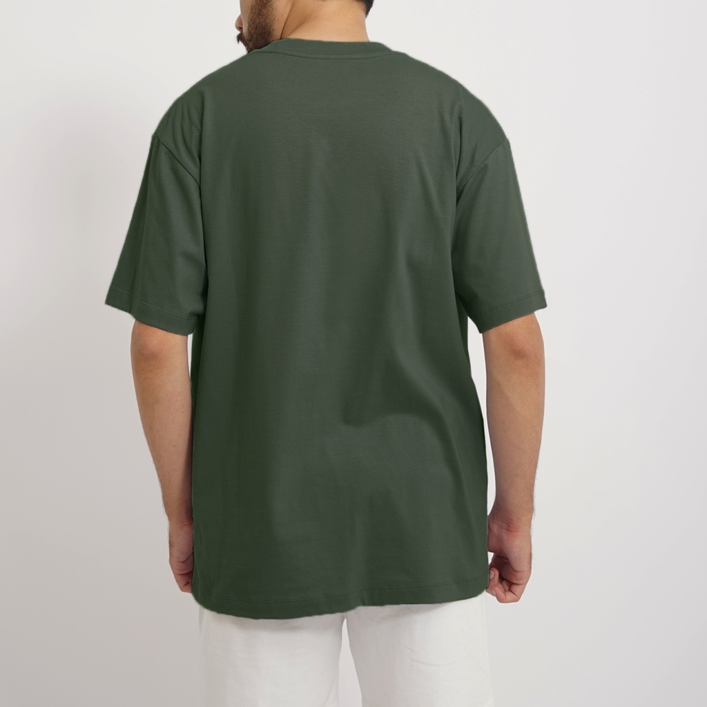 PLAIN Oversize T-Shirt - Forrest Green (Kaos Polos Oversize 24s)