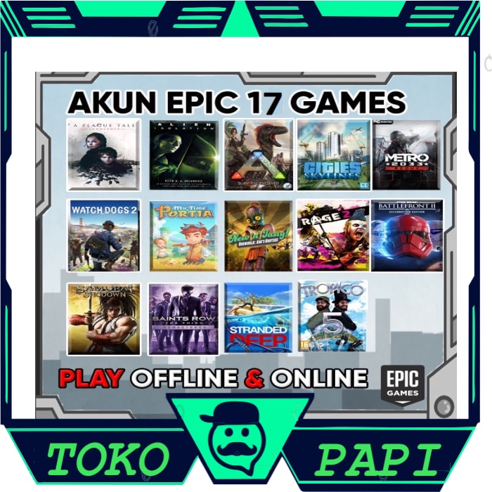 Tp [ Promo ] Account / Akun Epic 17 Games Pc Original Special Langsung Proses Kirim