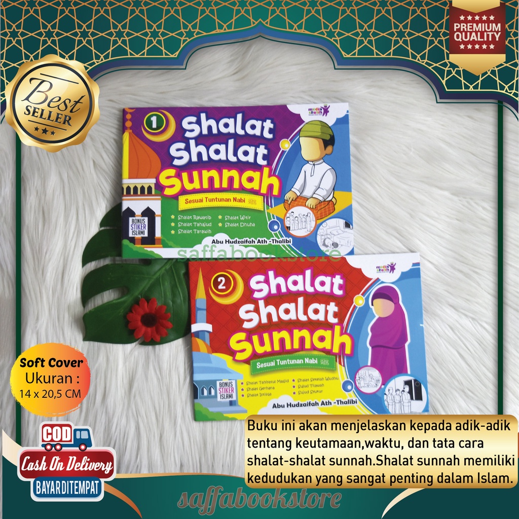 Buku Anak Islami Seri Shalat-Shalat Sunnah Penerbit Media Sholih Sholih Cerita Muslim Sehari-Hari He