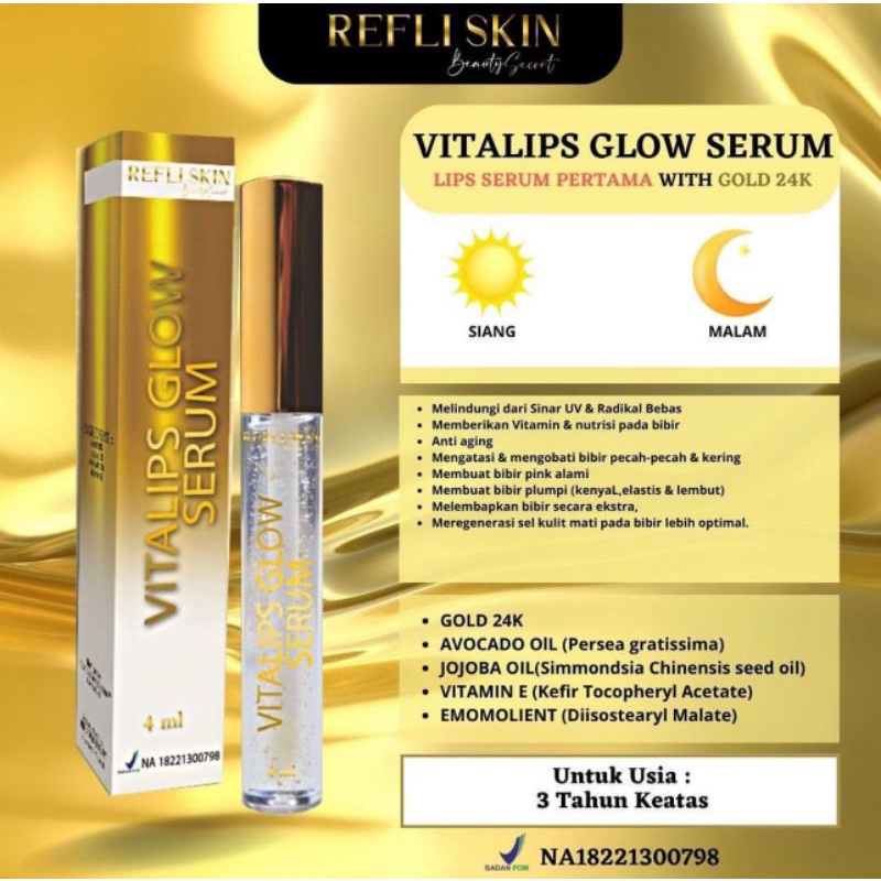 VITALIPS GLOW SERUM BY REFLISKIN LGLOW