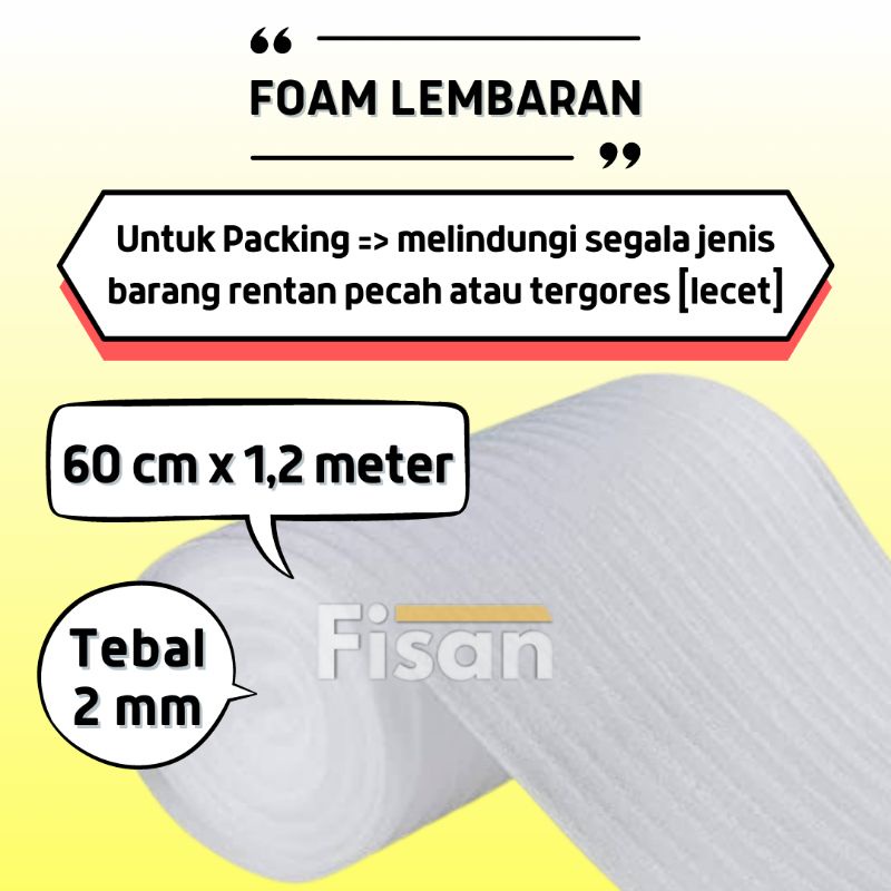 

Foam Lembaran Meteran Tebal 2 mm 60 cm x 1,2 m