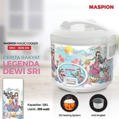 MAGIC COM RICE COOKER MASPION MRJ-1808DS 1808DS 1808 DS DEWI SRI 1.8 L  / MAGIC COOKER MRJ 1808IC (1.8 L) ORI