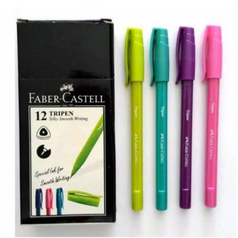 

[PER PACK] - FABER CASTELL pulpen / bolpen / pen tripen