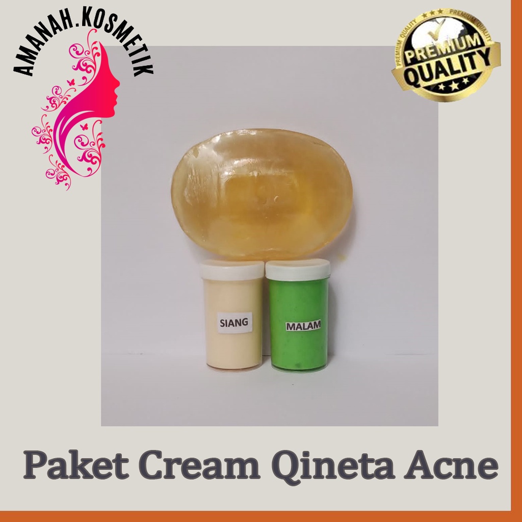 Promo paket cream qineta acne 3in1