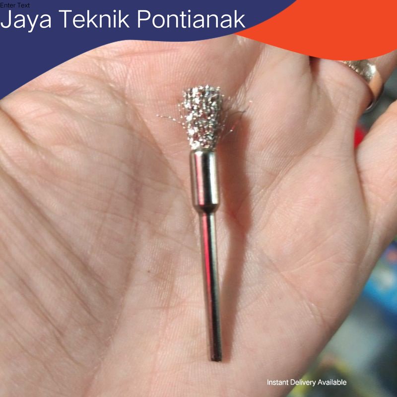 Sikat kawat mini / sikat bor coil brush baja