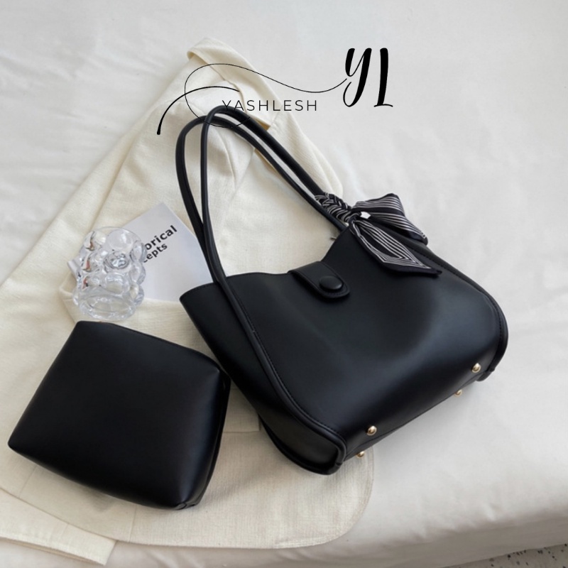 SHOULDER BAG WANITA FLORIDA GEMPITA LOOK LIKE IMPORT+ GRATIS POUCH dan TWILLY SYAL