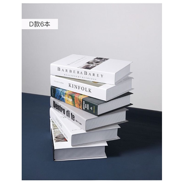 buku palsu Dekorasi Kamar Aesthetic Tidur Pajangan Rumah Unik fake dummy Book mainan Foto Produk Pro