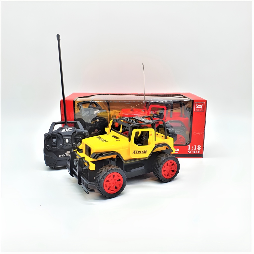 1:18 Mobil Jeep Remote Control | Mainan Anak Laki Laki Mobil Mobilan Remot Kontrol | Mainan Cowok