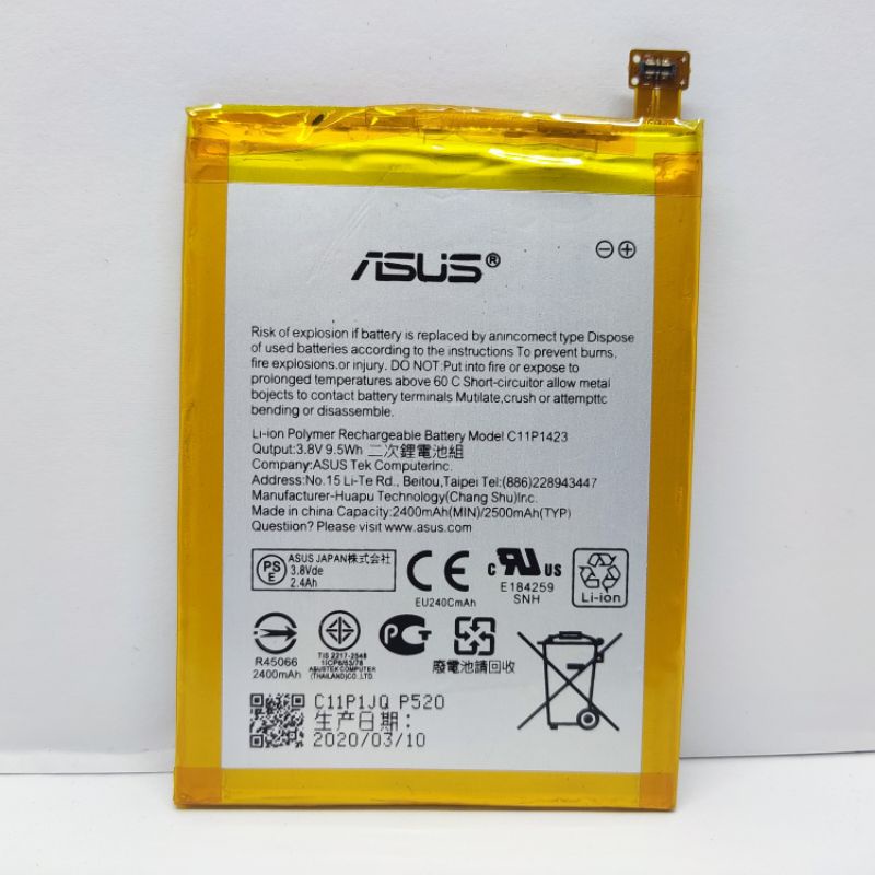 Baterai Batre Battery Asus Zenpone Zenfone 2 5 inch ZE500CL Z00D C11P1423 ORIGINAL