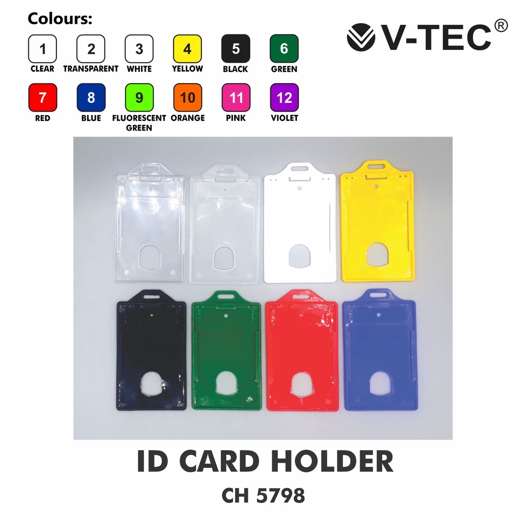 

V-TEC Keplek / Tempat ID Card / ID Card Holder / Name Tag / Casing ID card Type 5798