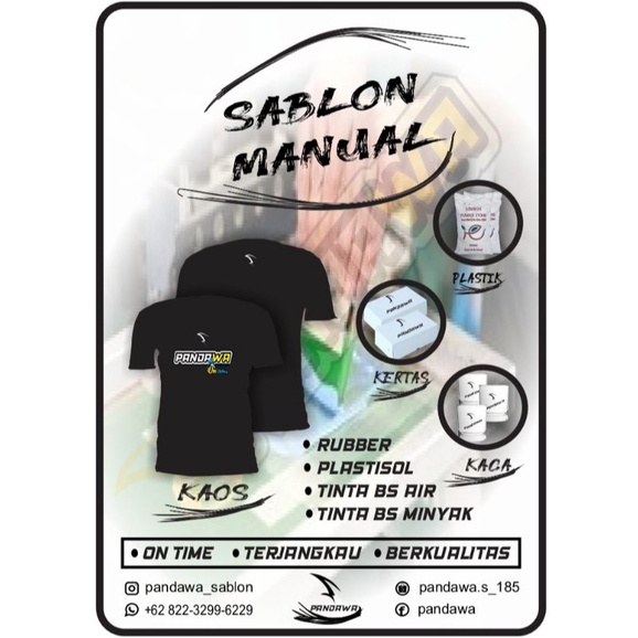 JASA SABLON PLASTISOL