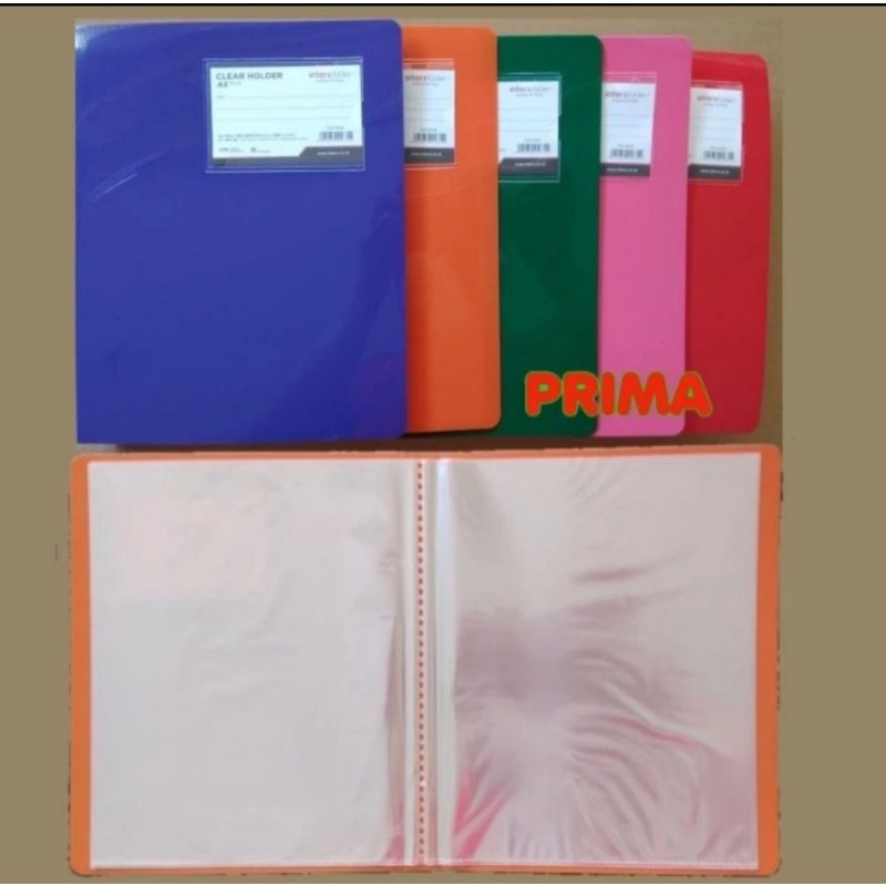 

Map Plastik Clear Holder A5 inter X Folder isi 20 lembar