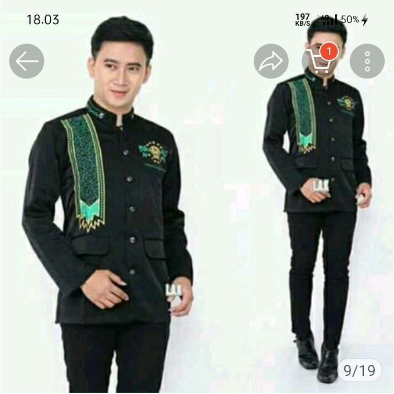 JASKO NU BORDIR SORBAN SIZE L/JAS PRIA DEWASA