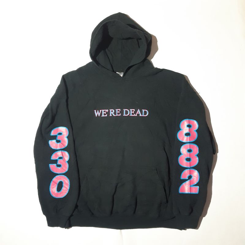 Hoodie / Jacket / Jaket Vintage Gildan Hallstatt Fear Fac Were Dead, Sliver Nirvana Cover