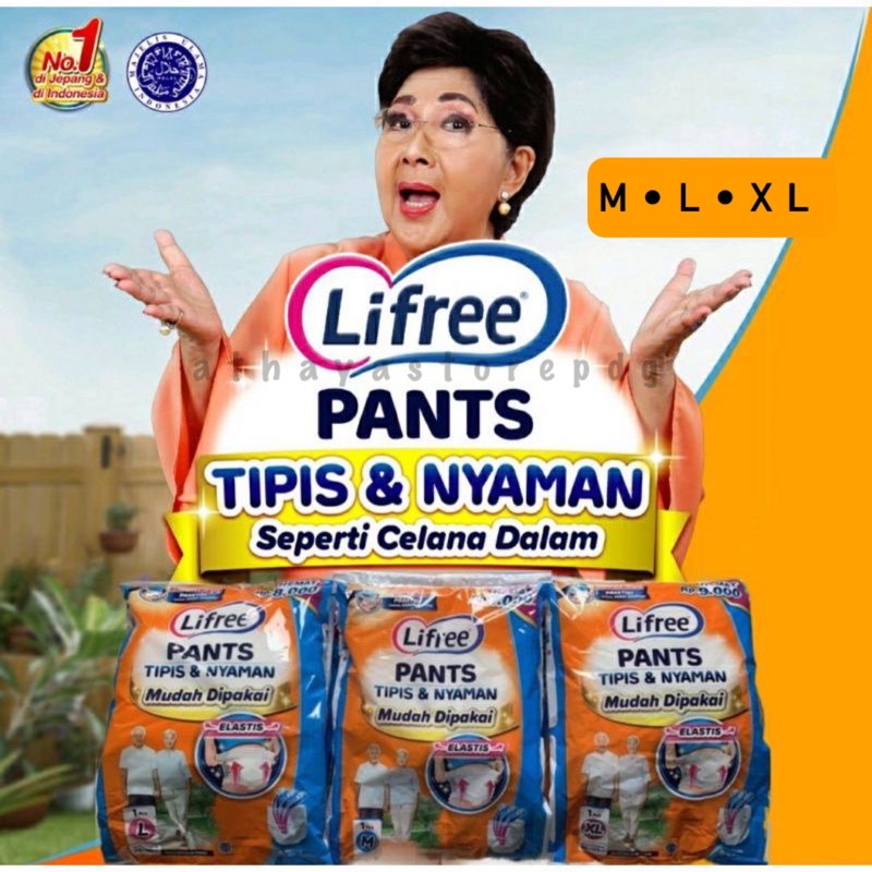 LIFREE Popok Celana Dewasa (M • L • XL • XXL)