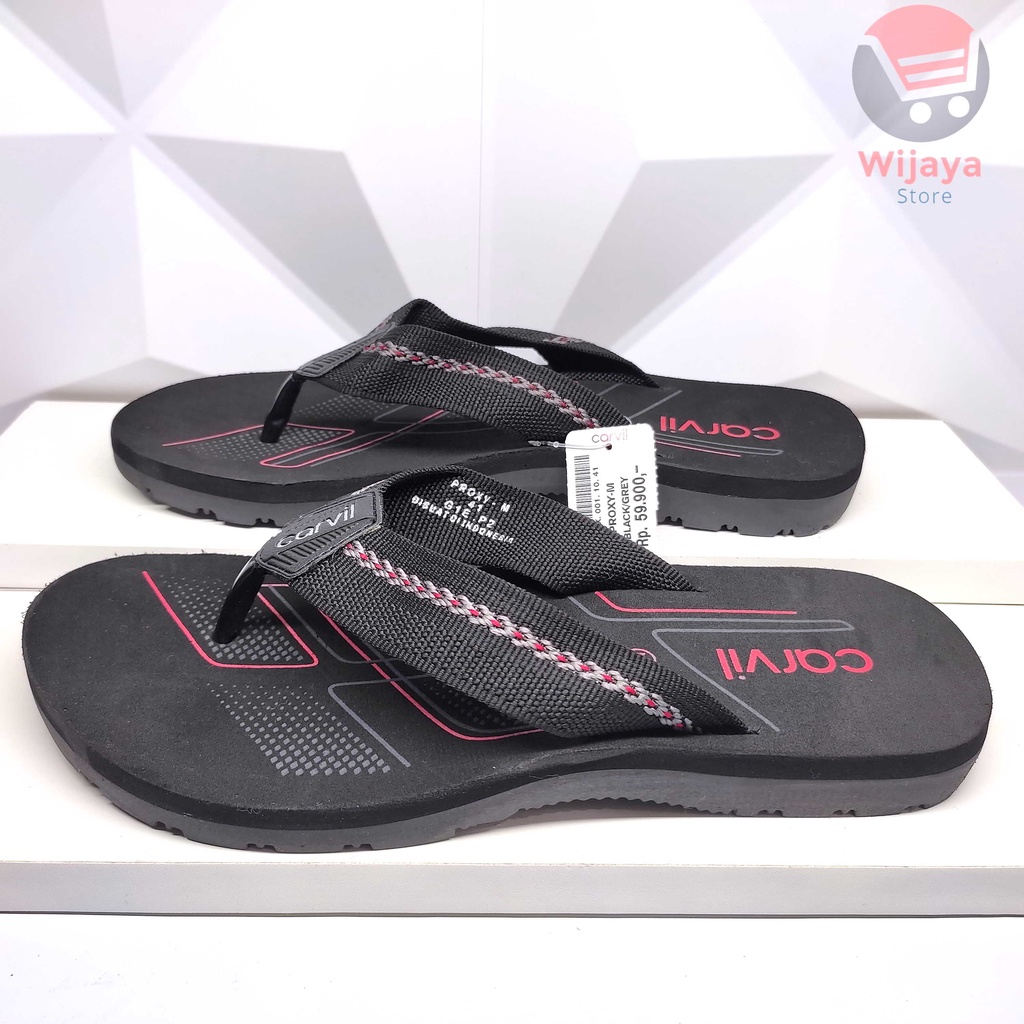 Sandal Pria Carvil Original 38-43 Sendal Jepit Cowok Laki-Laki Desain Modern dan Berkualitas Tetap yang Terbaik Celtico Jerry Xavier Guarda Palmer Hagen Defender Bronson