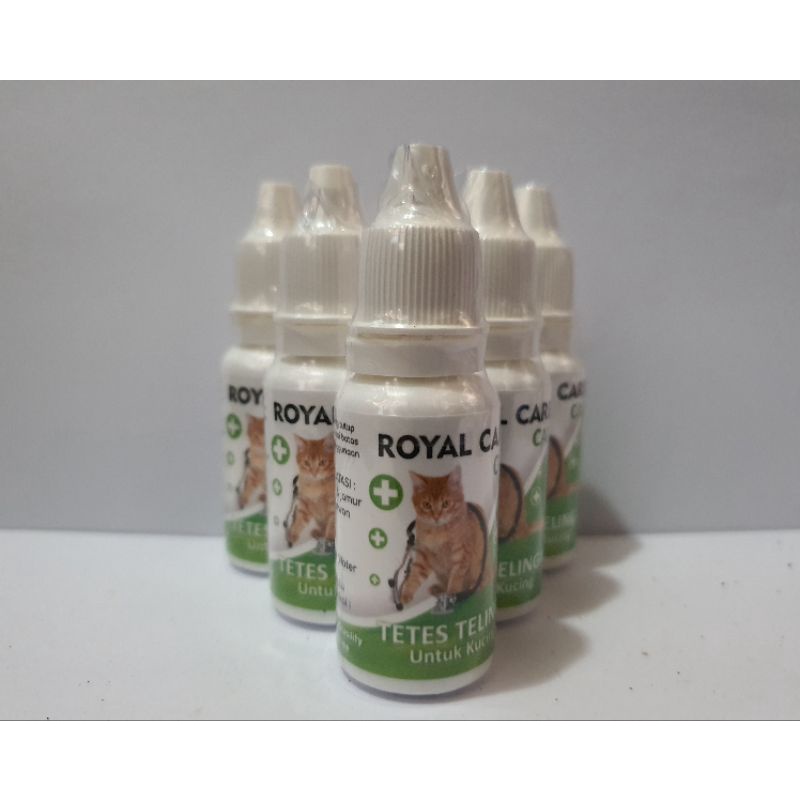 obat telinga kucing tetes telinga kucing royal care 10ml