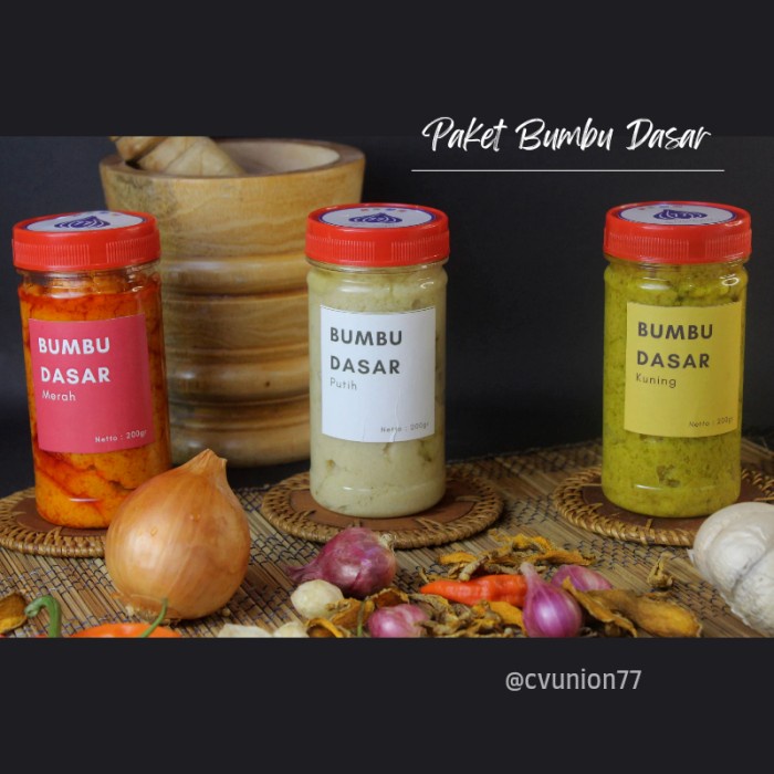 

:>:>:>:>] PAKET BUMBU DASAR UNION 77 KEMASAN TOPLES PLASTIK
