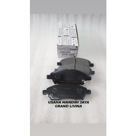 KAMPAS REM DEPAN NISSAN GRAND LIVINA-BRAKE PAD LIVINA D1060-ED500 2007-2011 NISSAN MARCH