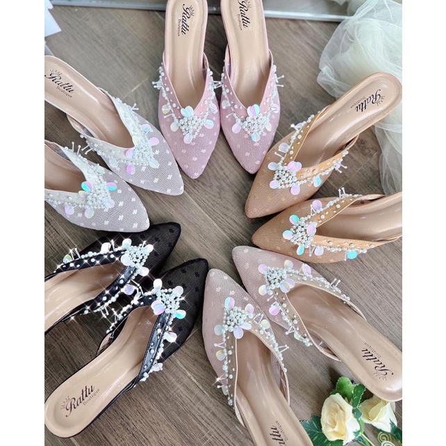 Termurah!!! weding shoes payet mewah hells 5cm/sepatu payet/sepatu pengantin/sepatu brukat