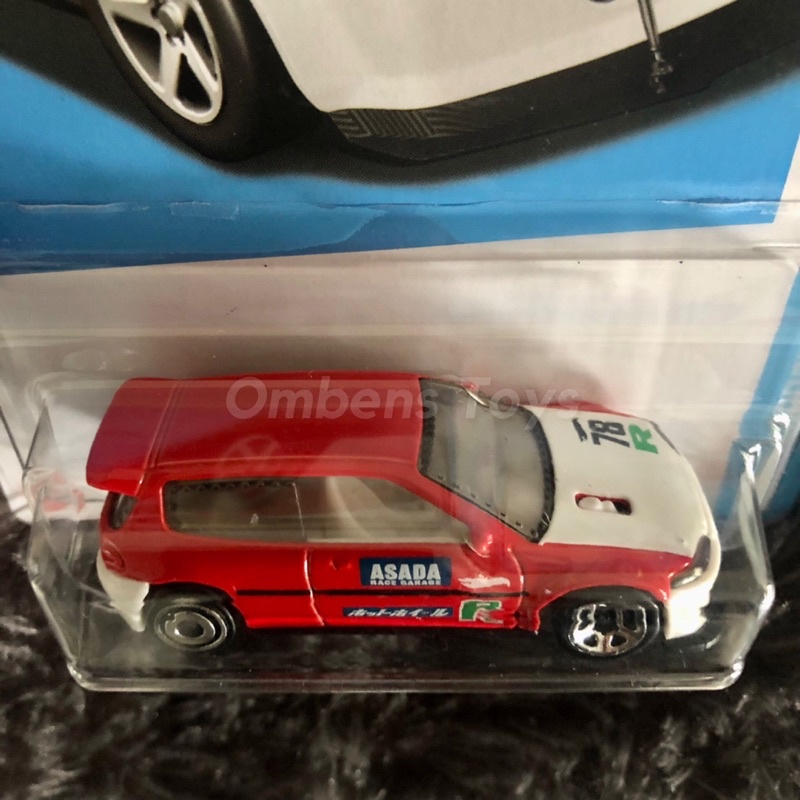 Hot Wheels Honda Civic Custom Merah