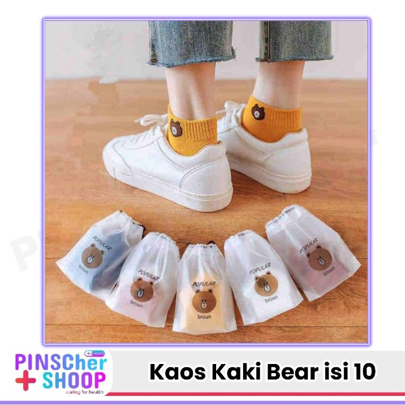 Kaos Kaki Bear Populer isi 10 Pcs