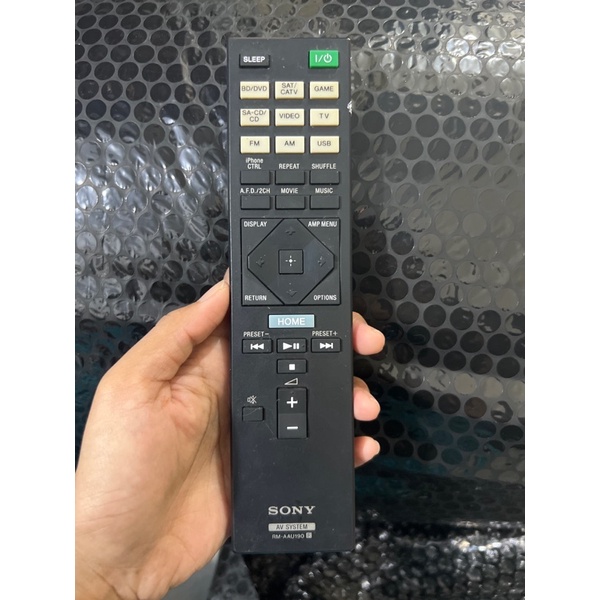 REMOTE REMOT SONY AV SYSTEM RM-AAU190 ORIGINAL ASLI