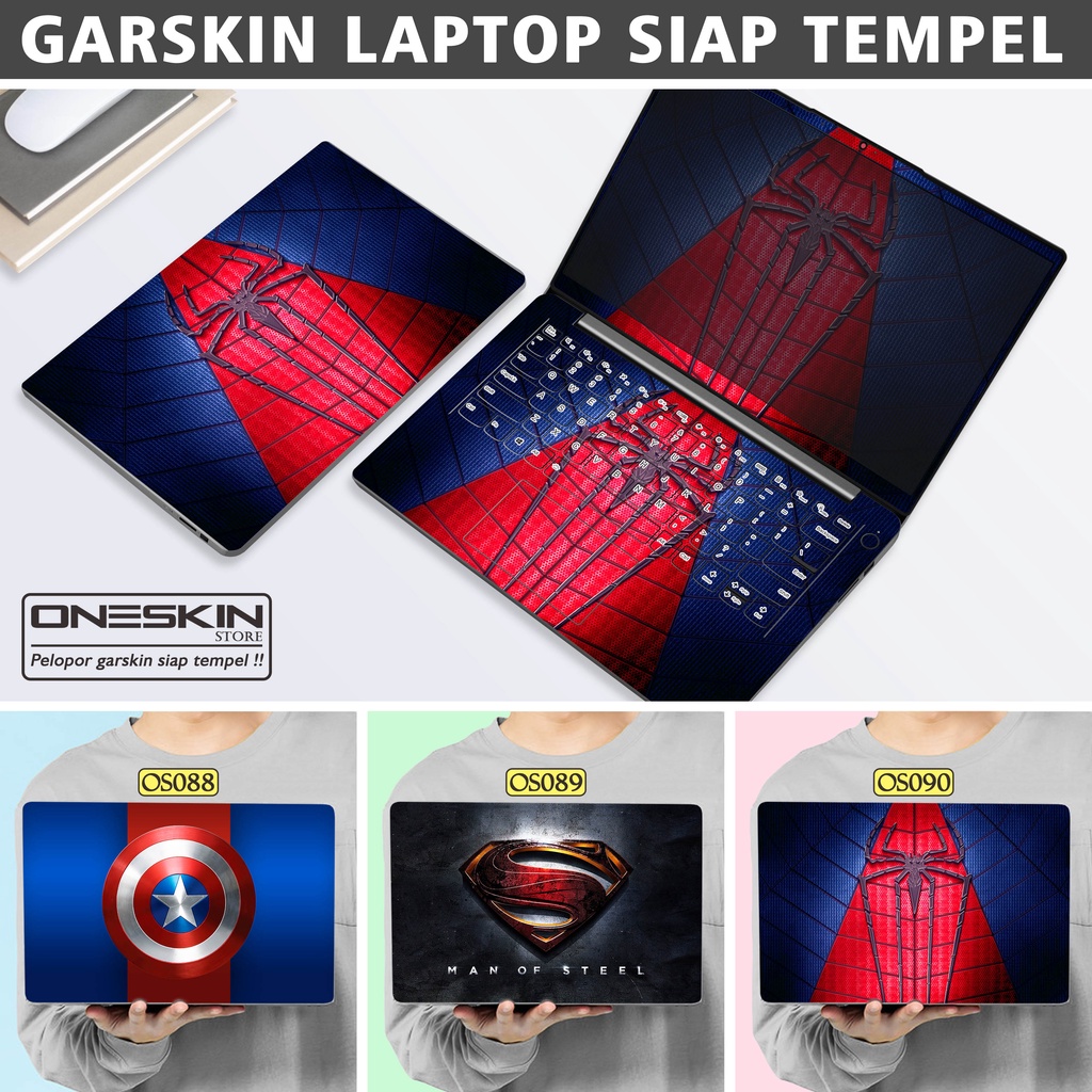 Garskin Sticker Laptop Protector Macbook Full Body Bottom Bezel Palmrest Skin Superman Man of Steel