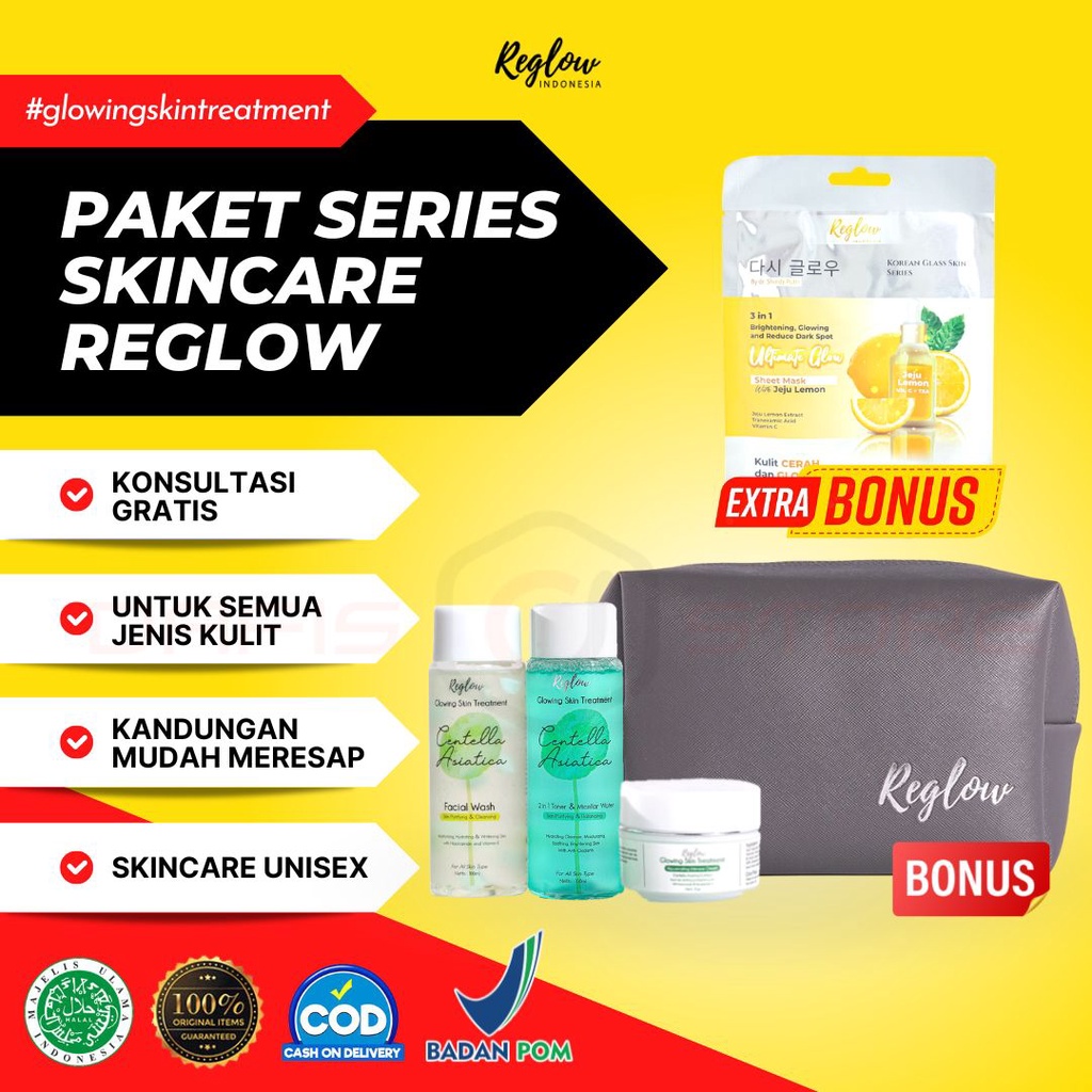 Jual Paket Series Skincare Reglow Original Dr. Shindy Putri Glowing ...