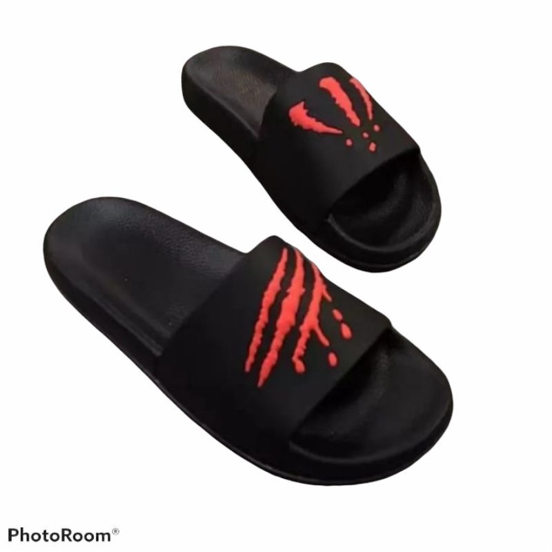 Sandal Slide pria Karet Jelly Simple Monsters Best Seller Sendal Slop Selop Pria wanita unisex