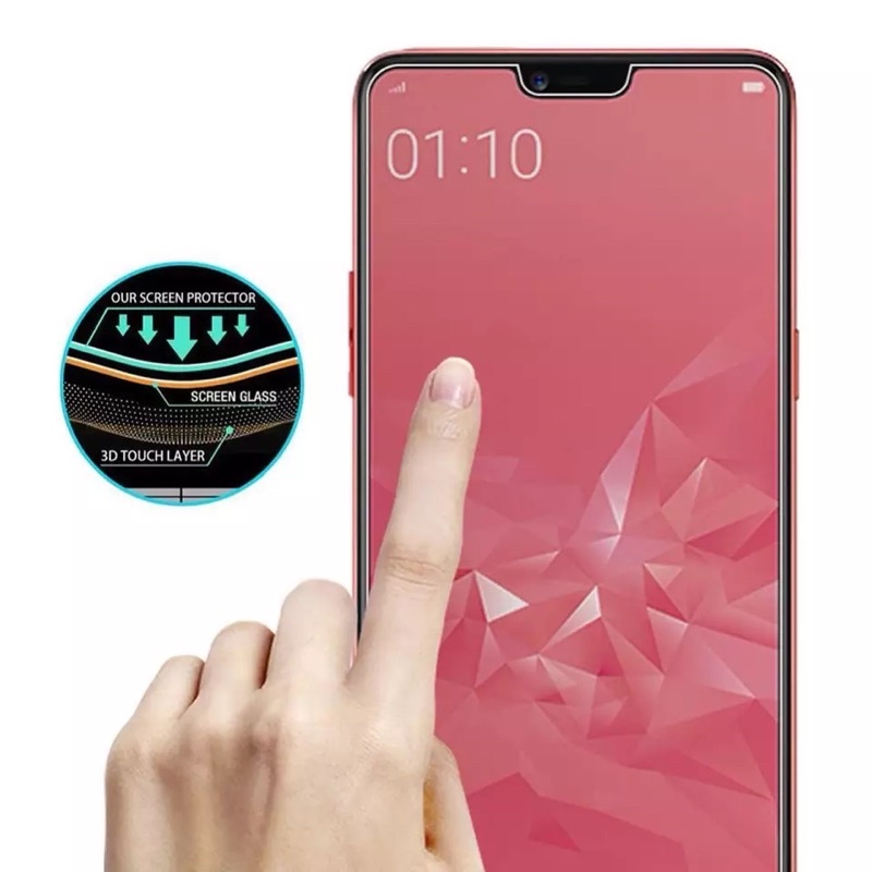 TEMPERED GLASS ANTI GORES OPPO F7 / CPH1819 / F7 PRO / CPH1821