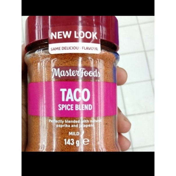 

masterfood taco seasoning spice bumbu tortillas 143gr