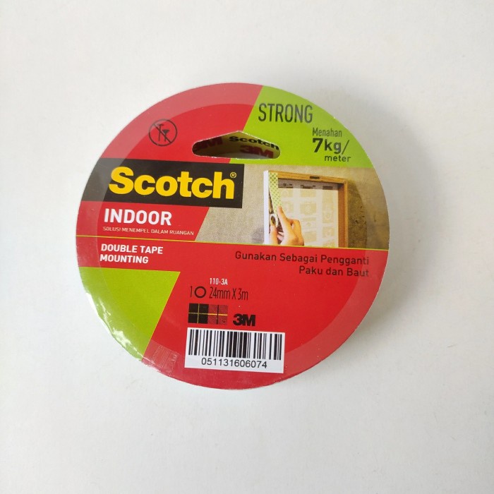 

24 MM X 3 M/SCOTCH ISOLASI LAKBAN SELOTIP BOLAK BALIK FOAM DOUBLE TAPE