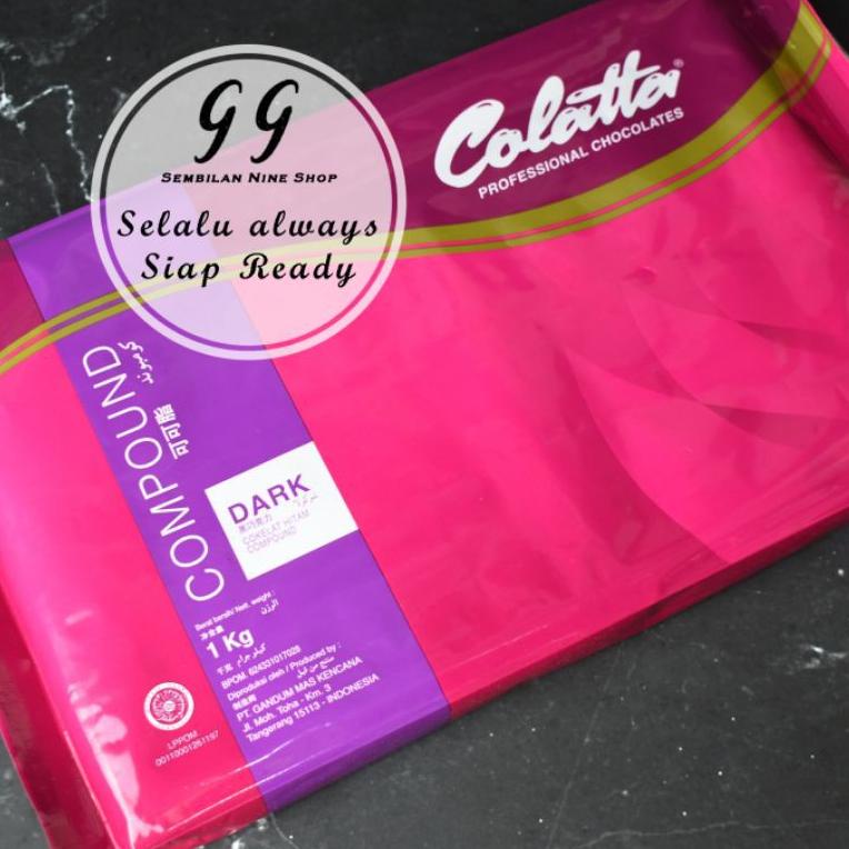 

Pasti Murah ｀ Colatta Professional Dark Chocolate Compound 1 Kg ♂