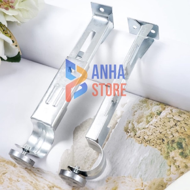 [PER PCS]BRACKET GORDEN SILVER/KAKI RELL GORDEN/PENYANGGA BATANG