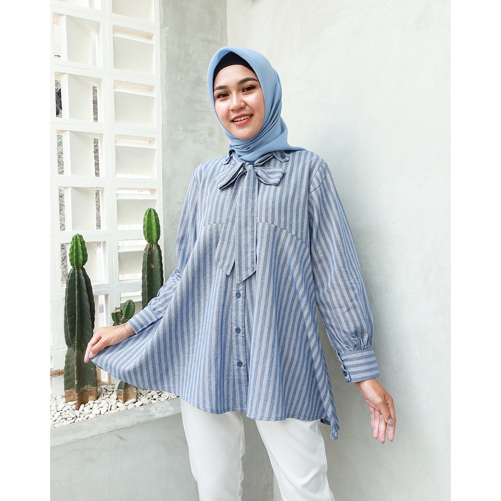 GUMALA Blouse - Baju Kerja Wanita Terbaru by Hijab Mamah icis