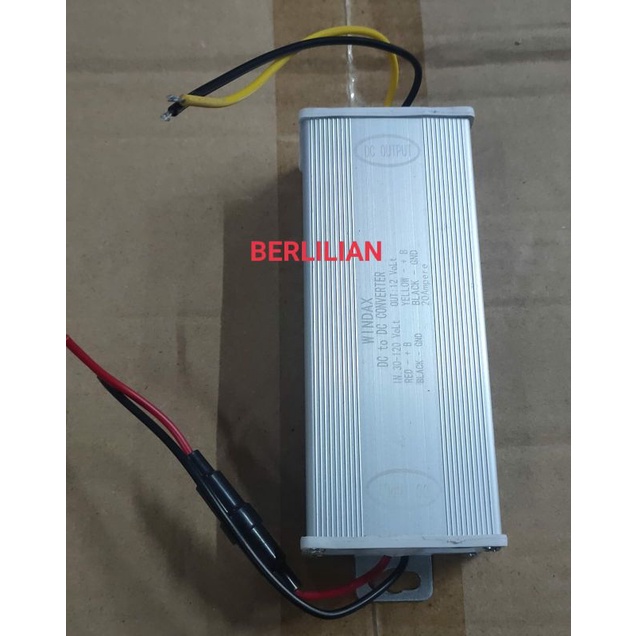 STEP DOWN 20A DC TO DC INPUT DC 30-120V OUTPUT DC 12V MEREK WINDAX