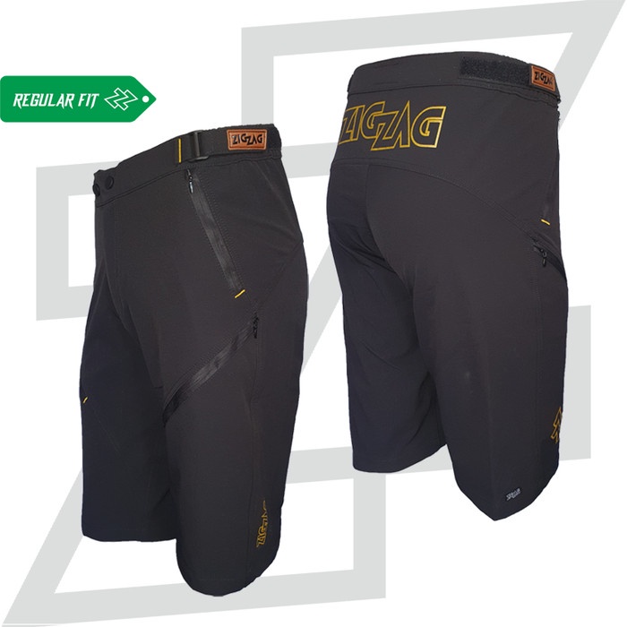 MTB SHORTPANT ZIGZAG CELANA GOWES PENDEK NON PADDING WATER REGULAR FI